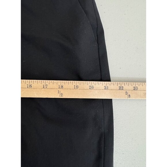Banana Republic stretch wool blend straight leg trousers black sz‎ 10P - Picture 6 of 7